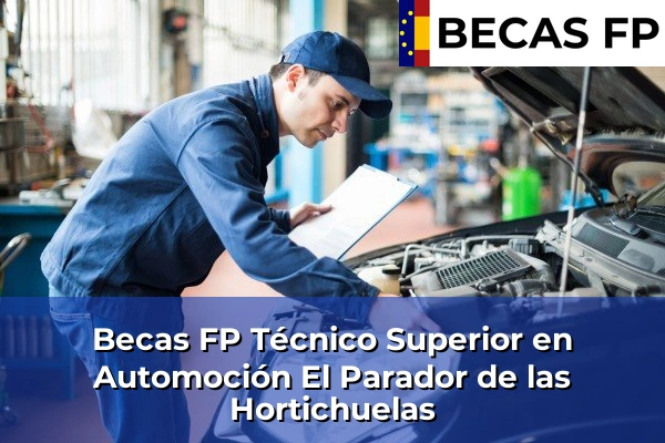Becas FP Técnico Superior en Automoción en Almería 18 Becas FP Técnico Superior en Automoción en El Parador de las Hortichuelas