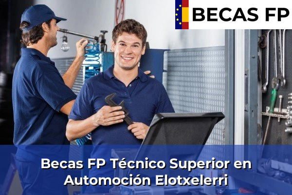 Becas FP Técnico Superior en Automoción en Elotxelerri