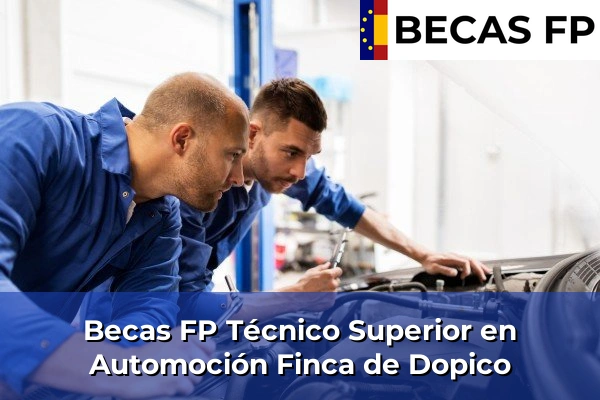 Becas FP Técnico Superior en Automoción en Finca de Dopico