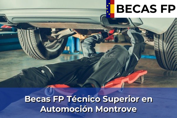 Becas FP Técnico Superior en Automoción en Montrove