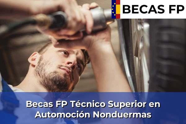 Becas FP Técnico Superior en Automoción en Nonduermas