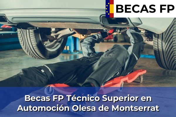 Becas FP Técnico Superior en Automoción en Olesa de Montserrat