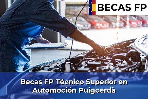 Becas FP Técnico Superior en Automoción en Puigcerdà