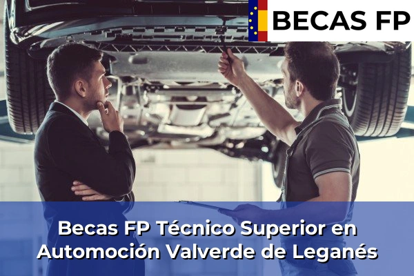 Becas FP Técnico Superior en Automoción en Valverde de Leganés