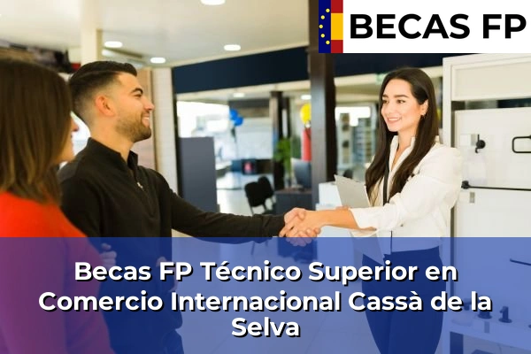 Becas FP Técnico Superior en Comercio Internacional en Cassà de la Selva