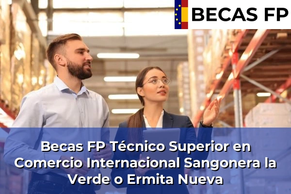 Becas FP Técnico Superior en Comercio Internacional en Sangonera la Verde o Ermita Nueva