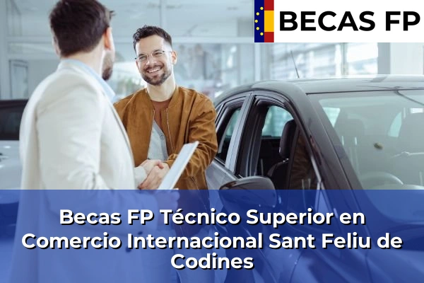 Becas FP Técnico Superior en Comercio Internacional en Barcelona 97 Becas FP Técnico Superior en Comercio Internacional en Sant Feliu de Codines