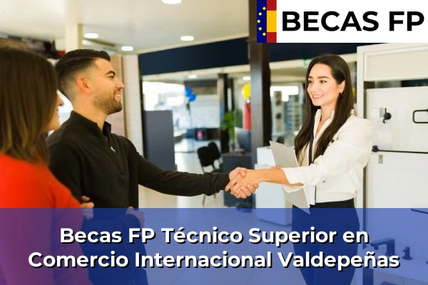 Becas FP Técnico Superior en Comercio Internacional en Valdepeñas