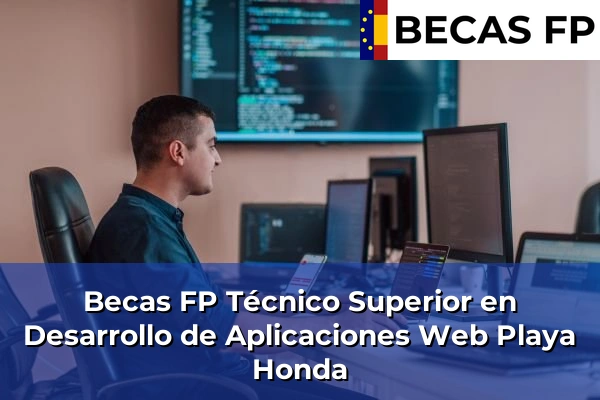 Becas FP Técnico Superior en Desarrollo de Aplicaciones Web en Playa Honda