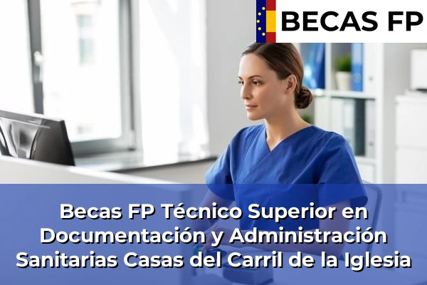 Becas FP Técnico Superior en Documentación y Administración Sanitarias en Casas del Carril de la Iglesia