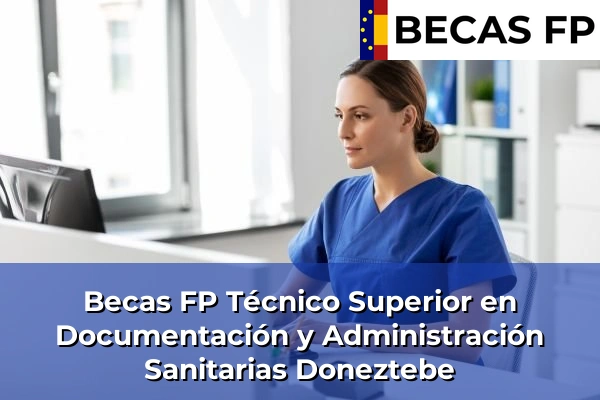 Becas FP Técnico Superior en Documentación y Administración Sanitarias en Doneztebe