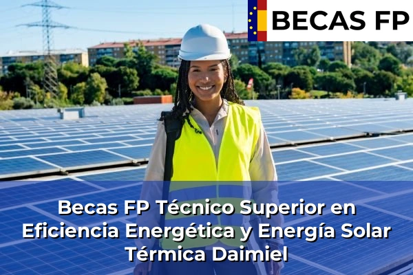 Becas FP Técnico Superior en Eficiencia Energética y Energía Solar Térmica en Ciudad Real 9 Becas FP Técnico Superior en Eficiencia Energética y Energía Solar Térmica en Daimiel