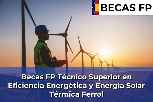 Becas FP Técnico Superior en Eficiencia Energética y Energía Solar Térmica en Ferrol