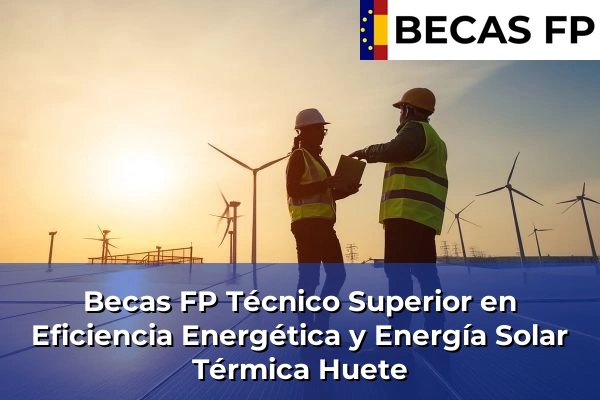 Becas FP Técnico Superior en Eficiencia Energética y Energía Solar Térmica en Huete