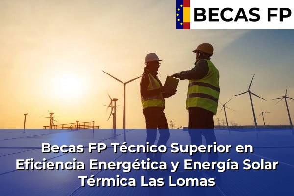 Becas FP Técnico Superior en Eficiencia Energética y Energía Solar Térmica en Las Lomas