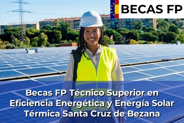 Becas FP Técnico Superior en Eficiencia Energética y Energía Solar Térmica en Santa Cruz de Bezana