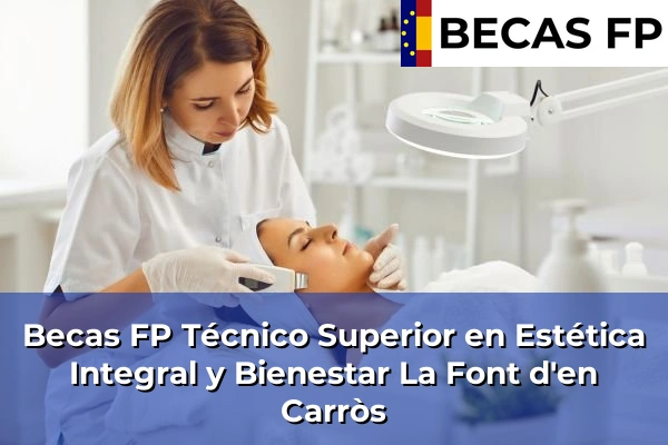 Becas FP Técnico Superior en Estética Integral y Bienestar en Valencia 104 Becas FP Técnico Superior en Estética Integral y Bienestar en La Font d'en Carròs