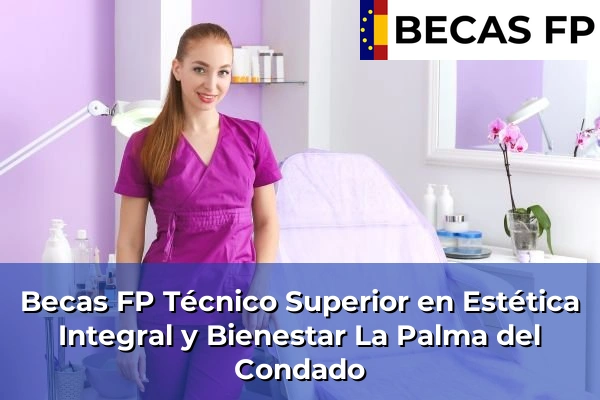 Becas FP Técnico Superior en Estética Integral y Bienestar en La Palma del Condado