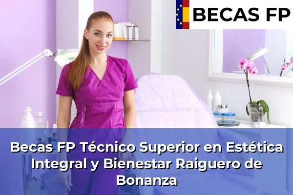 Becas FP Técnico Superior en Estética Integral y Bienestar en Raiguero de Bonanza