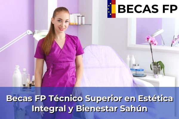 Becas FP Técnico Superior en Estética Integral y Bienestar en Sahún