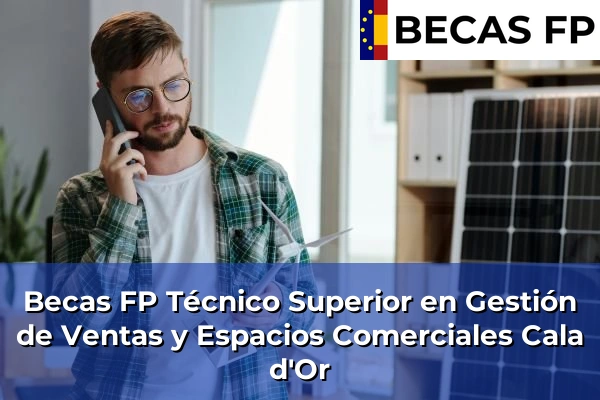 Becas FP Técnico Superior en Gestión de Ventas y Espacios Comerciales en Cala d'Or