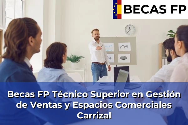 Becas FP Técnico Superior en Gestión de Ventas y Espacios Comerciales en Carrizal