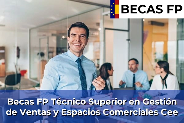 Becas FP Técnico Superior en Gestión de Ventas y Espacios Comerciales en Cee