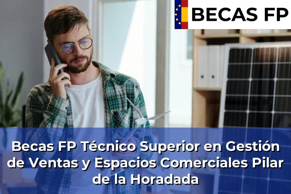 Becas FP Técnico Superior en Gestión de Ventas y Espacios Comerciales en Pilar de la Horadada