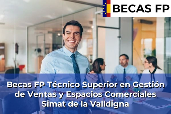 Becas FP Técnico Superior en Gestión de Ventas y Espacios Comerciales en Valencia 172 Becas FP Técnico Superior en Gestión de Ventas y Espacios Comerciales en Simat de la Valldigna