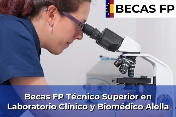 Becas FP Técnico Superior en Laboratorio Clínico y Biomédico en Alella