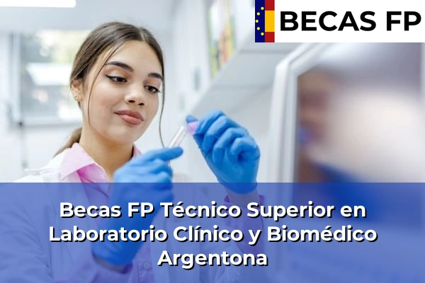 Becas FP Técnico Superior en Laboratorio Clínico y Biomédico en Argentona