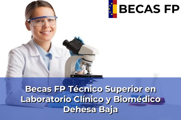 Becas FP Técnico Superior en Laboratorio Clínico y Biomédico en Dehesa Baja