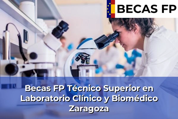 Becas FP Técnico Superior en Laboratorio Clínico y Biomédico en Zaragoza