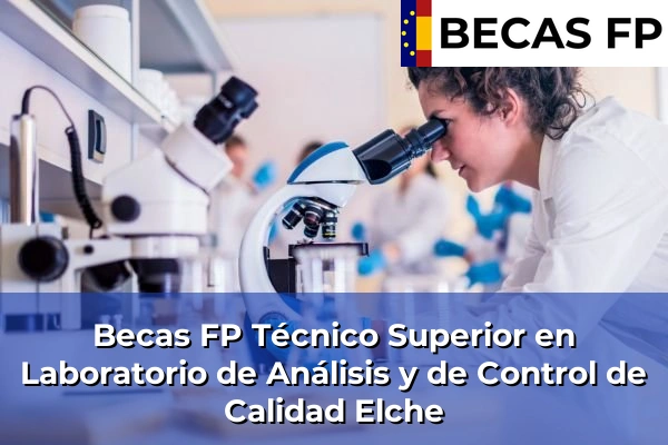 Becas FP Técnico Superior en Laboratorio de Análisis y de Control de Calidad en Alicante 38 Becas FP Técnico Superior en Laboratorio de Análisis y de Control de Calidad en Elche