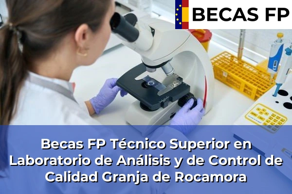 Becas FP Técnico Superior en Laboratorio de Análisis y de Control de Calidad en Alicante 42 Becas FP Técnico Superior en Laboratorio de Análisis y de Control de Calidad en Granja de Rocamora