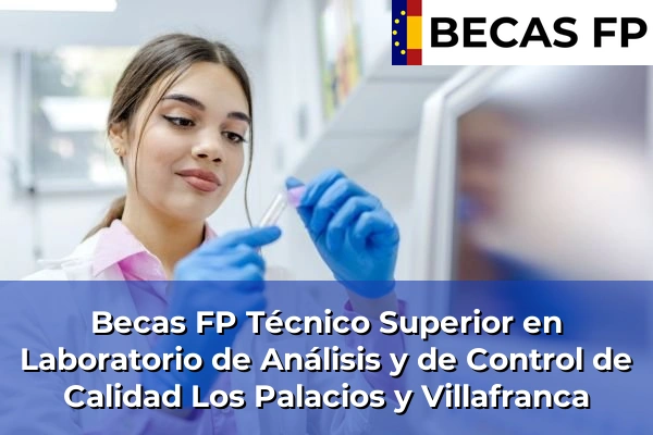 Becas FP Técnico Superior en Laboratorio de Análisis y de Control de Calidad en Los Palacios y Villafranca