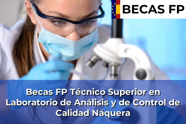 Becas FP Técnico Superior en Laboratorio de Análisis y de Control de Calidad en Náquera