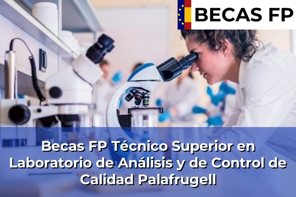 Becas FP Técnico Superior en Laboratorio de Análisis y de Control de Calidad en Palafrugell