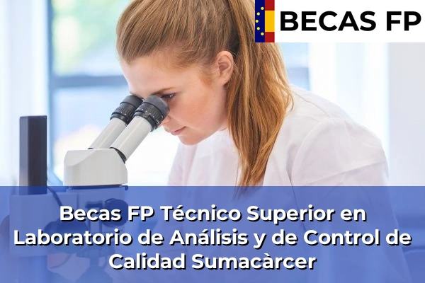 Becas FP Técnico Superior en Laboratorio de Análisis y de Control de Calidad en Sumacàrcer