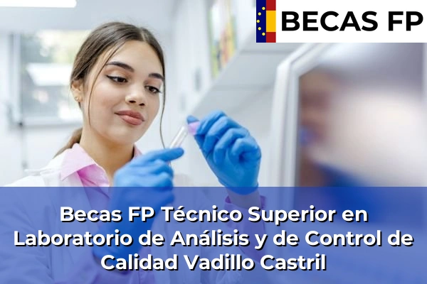 Becas FP Técnico Superior en Laboratorio de Análisis y de Control de Calidad en Vadillo Castril