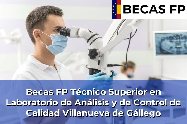 Becas FP Técnico Superior en Laboratorio de Análisis y de Control de Calidad en Zaragoza 26 Becas FP Técnico Superior en Laboratorio de Análisis y de Control de Calidad en Villanueva de Gállego