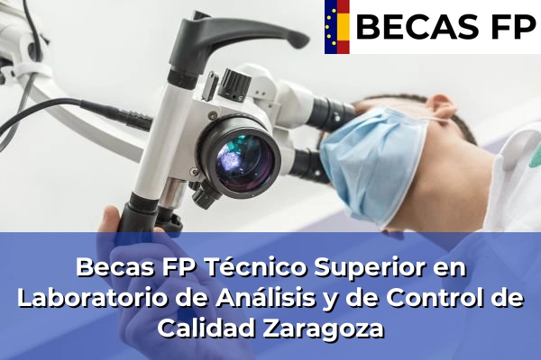 Becas FP Técnico Superior en Laboratorio de Análisis y de Control de Calidad en Zaragoza 27 Becas FP Técnico Superior en Laboratorio de Análisis y de Control de Calidad en Zaragoza