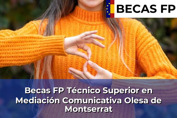 Becas FP Técnico Superior en Mediación Comunicativa en Barcelona 73 Becas FP Técnico Superior en Mediación Comunicativa en Olesa de Montserrat