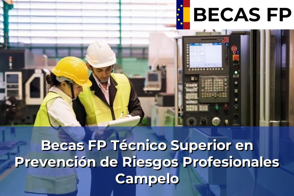 Becas FP Técnico Superior en Prevención de Riesgos Profesionales en Campelo