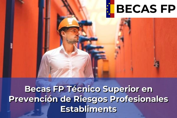 Becas FP Técnico Superior en Prevención de Riesgos Profesionales en Establiments