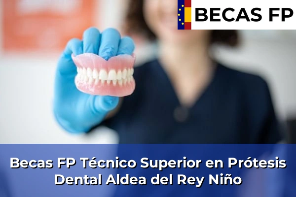 Becas FP Técnico Superior en Prótesis Dental en Aldea del Rey Niño