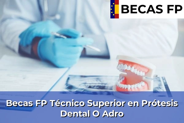 Becas FP Técnico Superior en Prótesis Dental en O Adro