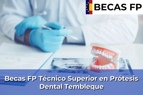 Becas FP Técnico Superior en Prótesis Dental en Tembleque