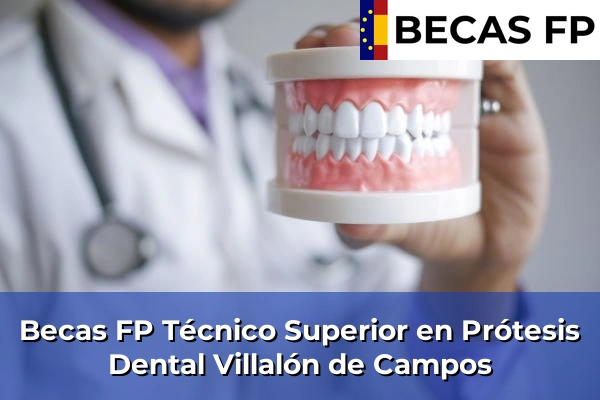 Becas FP Técnico Superior en Prótesis Dental en Villalón de Campos