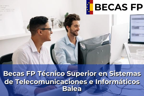 Becas FP Técnico Superior en Sistemas de Telecomunicaciones e Informáticos en Balea